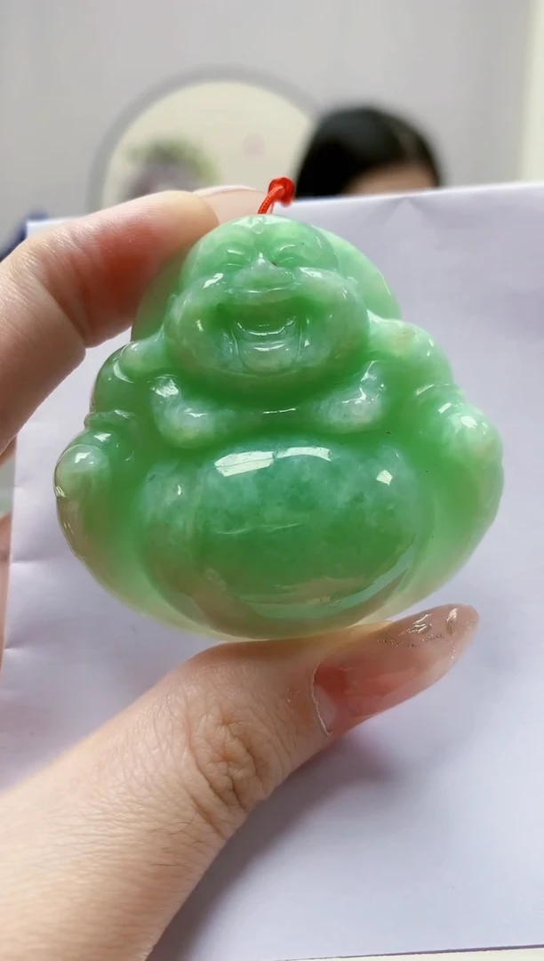 未镶嵌定制翡翠4812jw-毛货挂件36