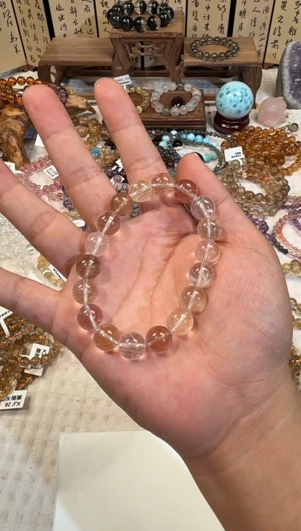 未镶嵌手串水晶SJ-803拉丝兔毛11m+