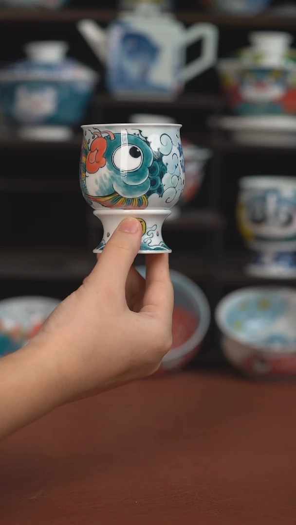 老师作品神仙鱼蛋杯（微瑕福利 ）
