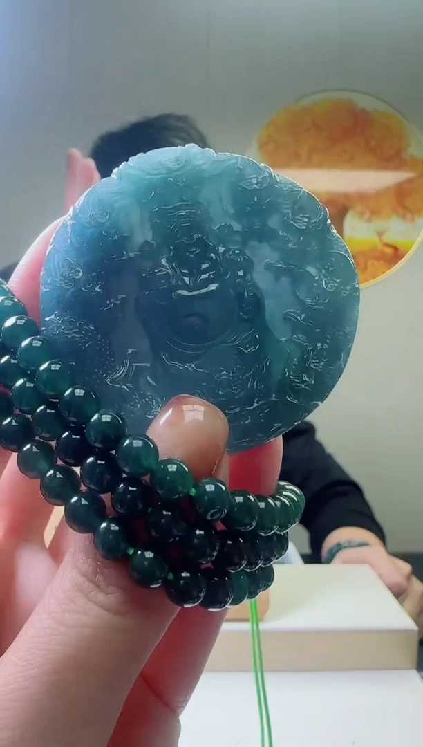颈饰未镶嵌翡翠天然A货翡翠  多样性随机发其一