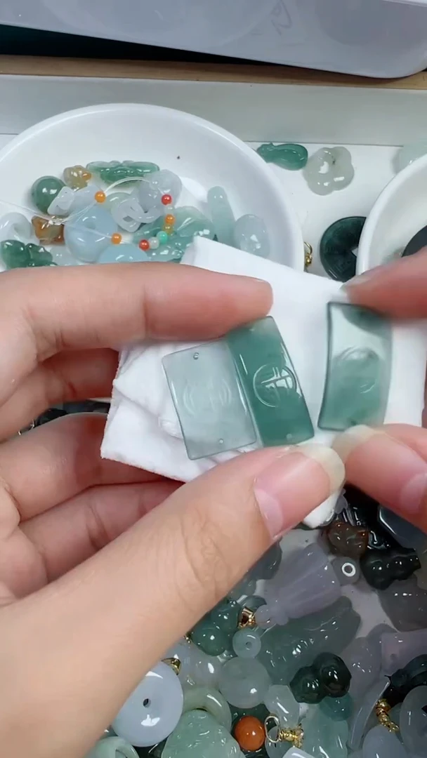散珠翡翠360号链接，A货翡翠
