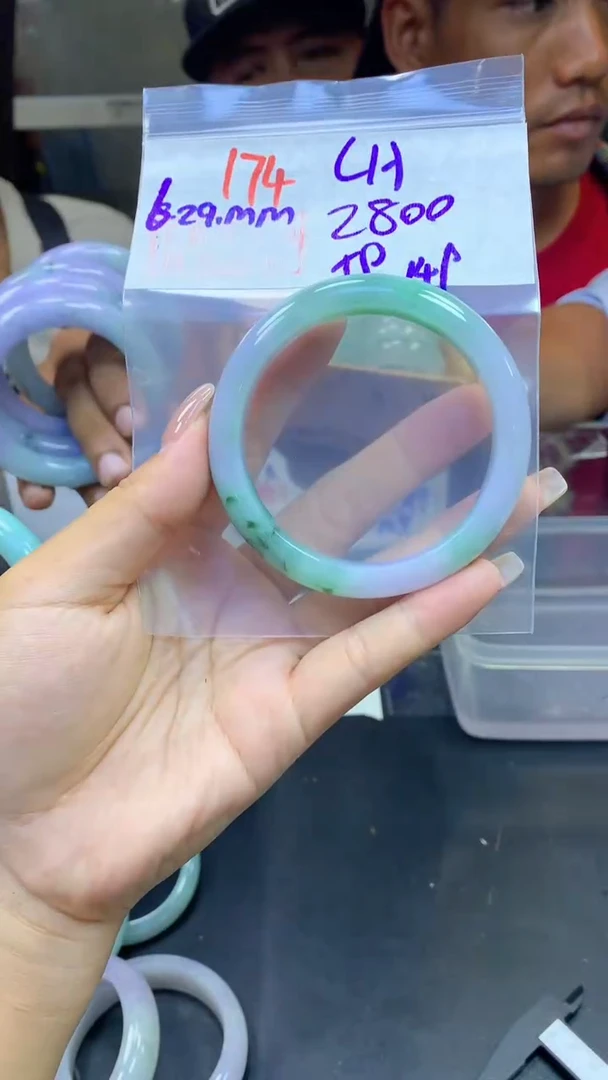 定制翡翠未镶嵌L*H174手镯59+2800元+拍一发一