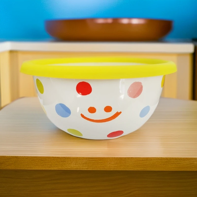 搪瓷笑脸沙拉碗20cm