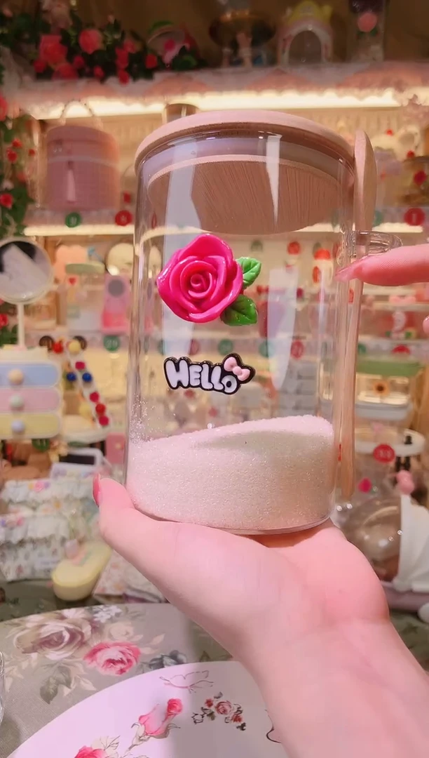 玫瑰花白糖罐——手工制作品质好！