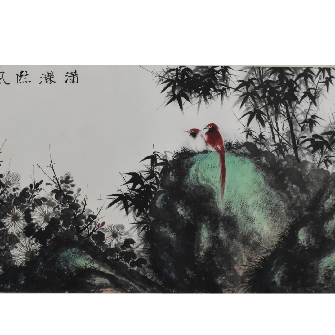 HM8066  双栖 67×137cm 纸本镜片 8.2平尺