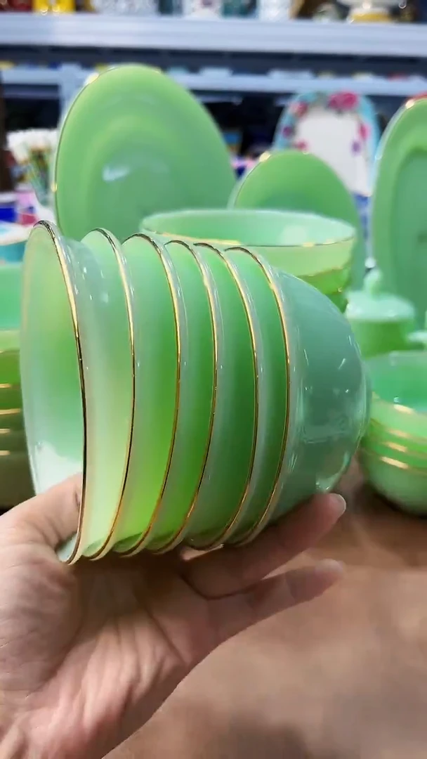 玉瓷4.5英寸饭碗6个景德镇餐具