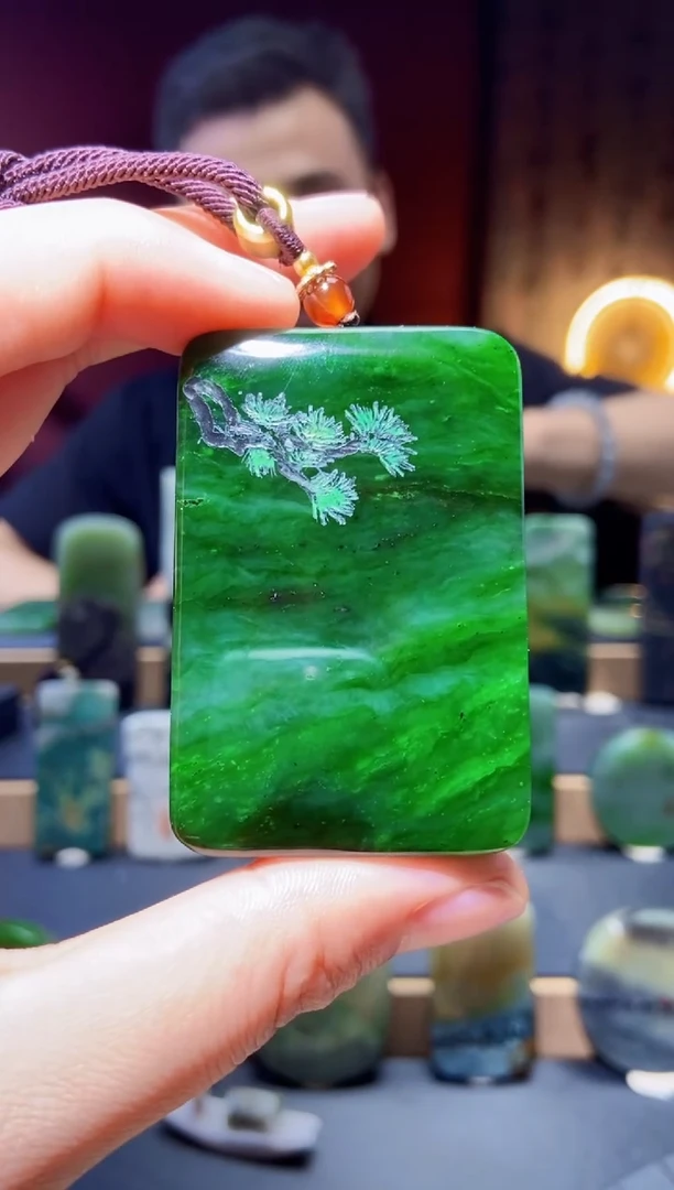 和田玉未镶嵌挂件yc