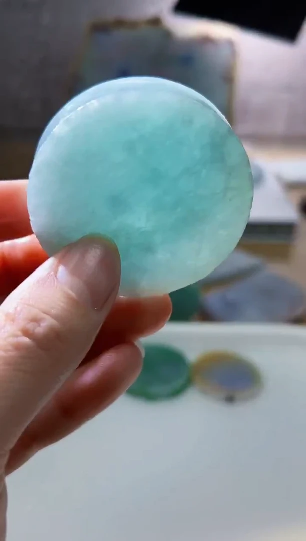 裸石翡翠天然翡翠A货玉 南 876