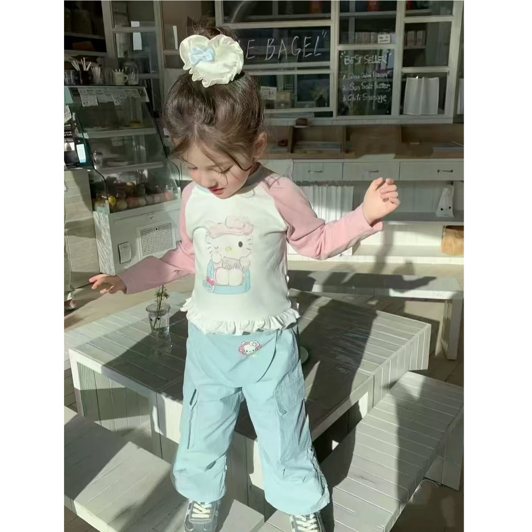 女童春款韩版可爱甜系长袖