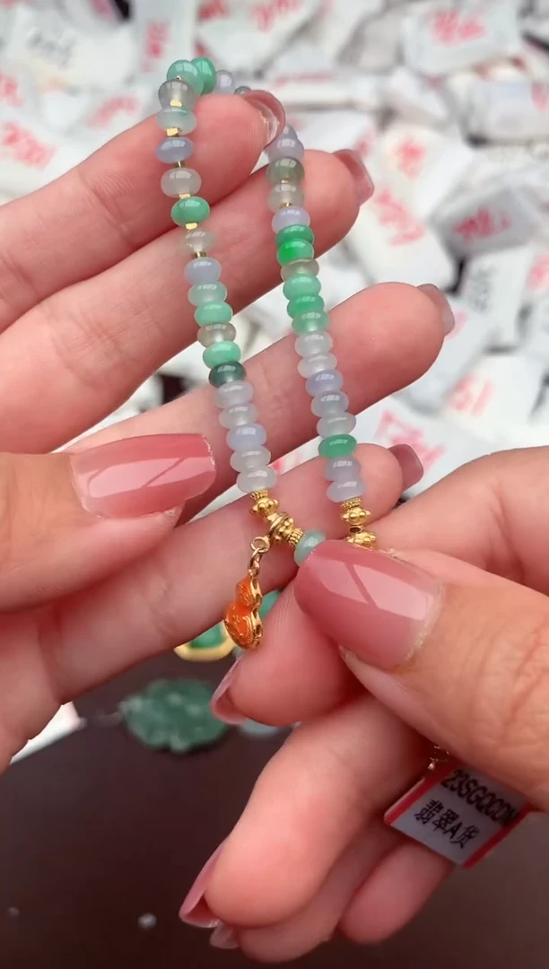 【闪购商品】翡翠手链银S925镶嵌一