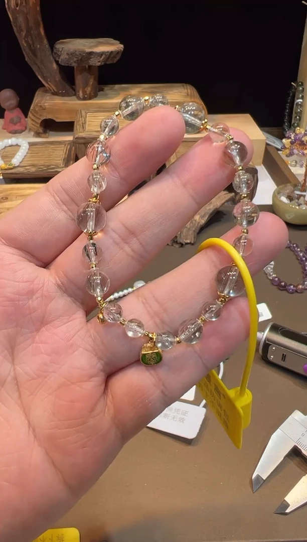 水晶手链未镶嵌手饰@@E6793