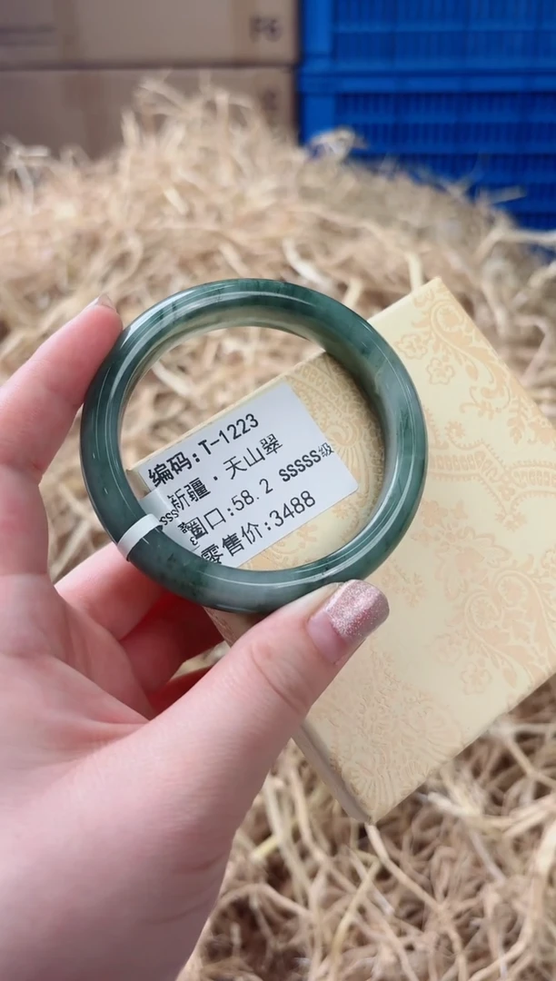 未镶嵌手镯石英质玉T-1223