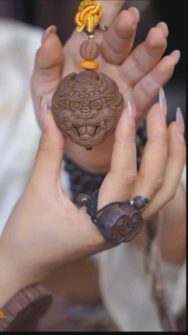 泥塑生命之光凶凶虎把件挂件款式