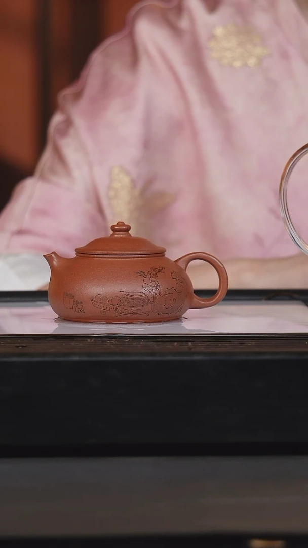 茶壶紫砂朱治玲紫砂壶寒江