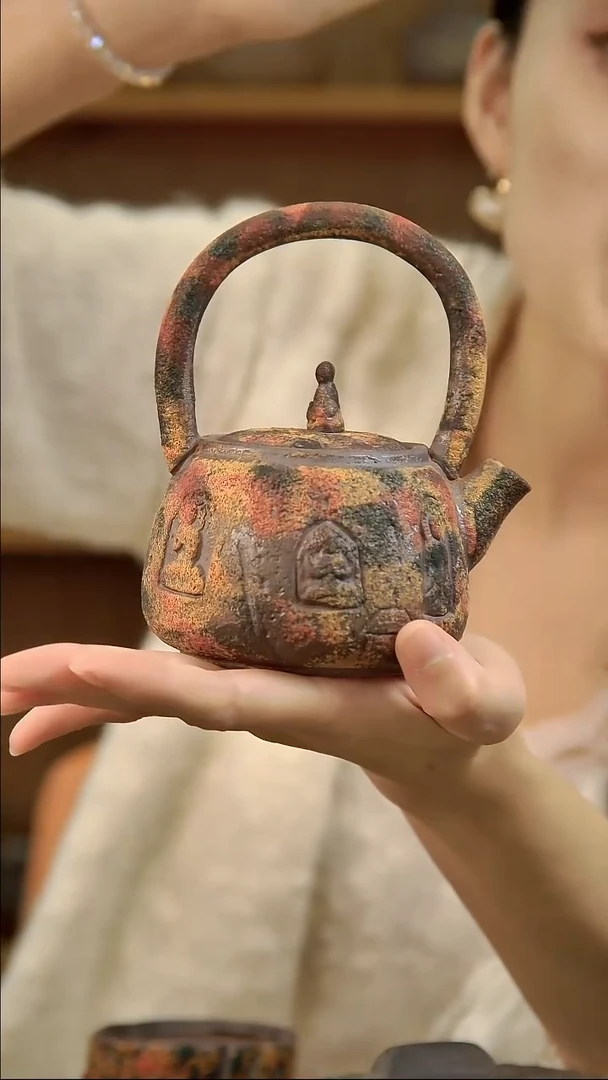 言野手作  岩矿提梁壶