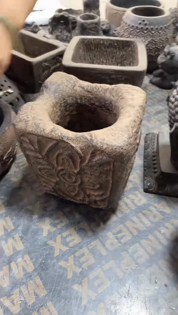 陶土【火山泥】大石臼