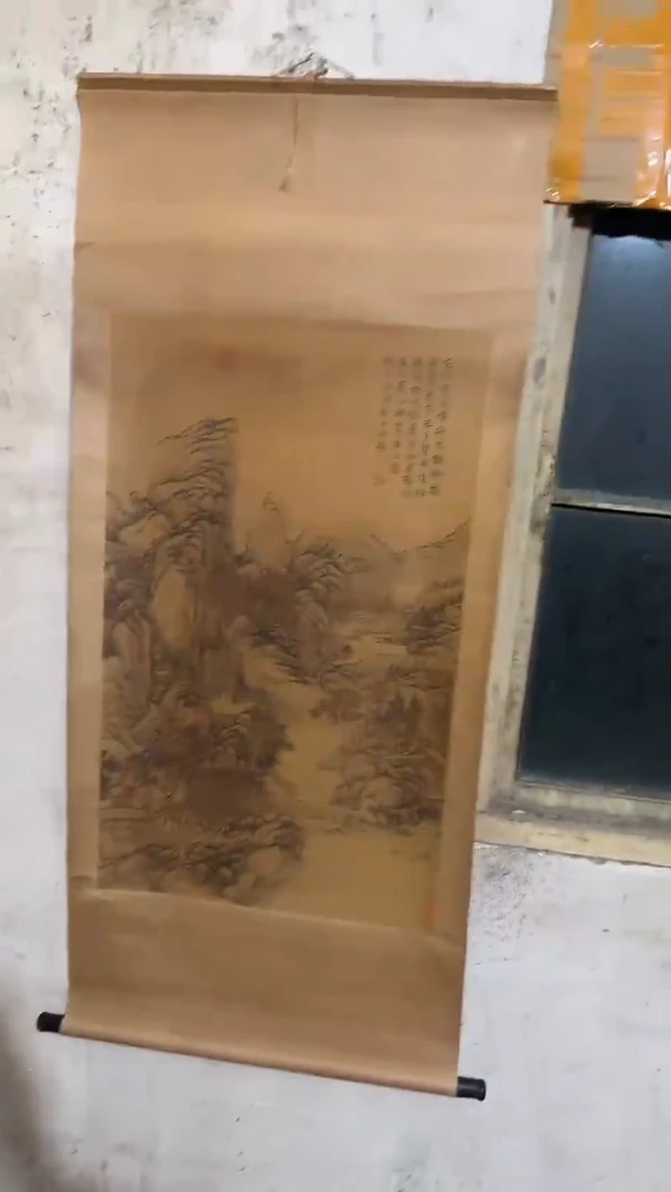 老家的一个没坏的年画