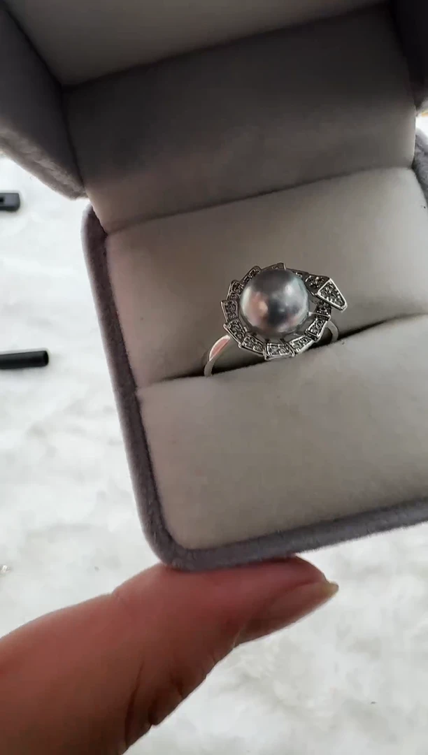 【闪购商品】海水珍珠AQ未镶嵌海水珍珠戒指@@