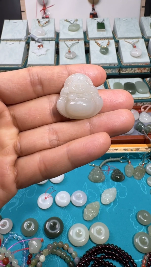 【闪购商品】和田玉颈饰未镶嵌30大肚佛公