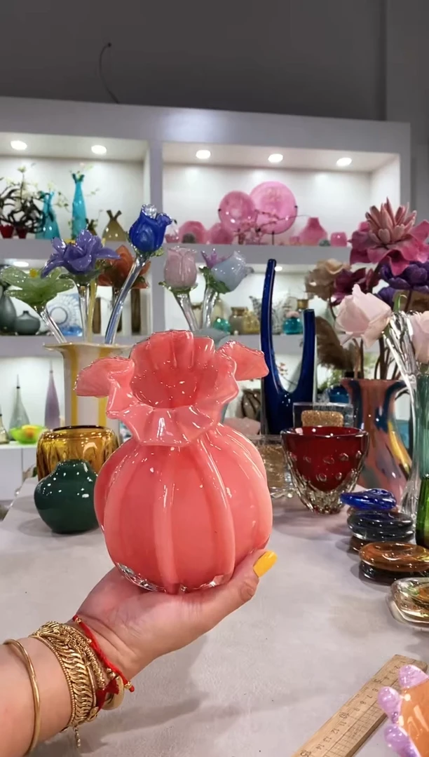 慕忆家手作琉璃花瓶