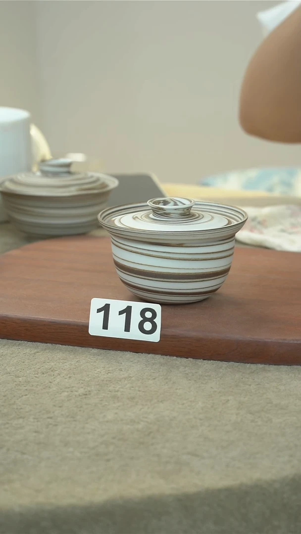 盖碗【新】绞胎 盖碗 118