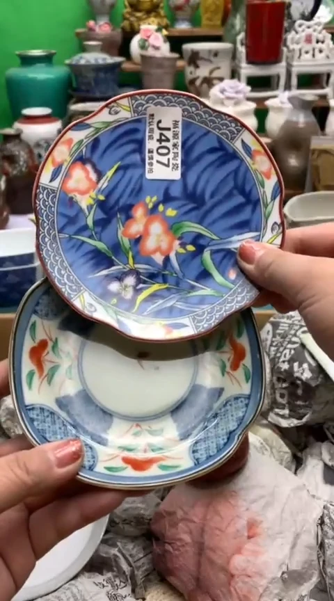 【闪购商品】盖碗海外回流瓷器