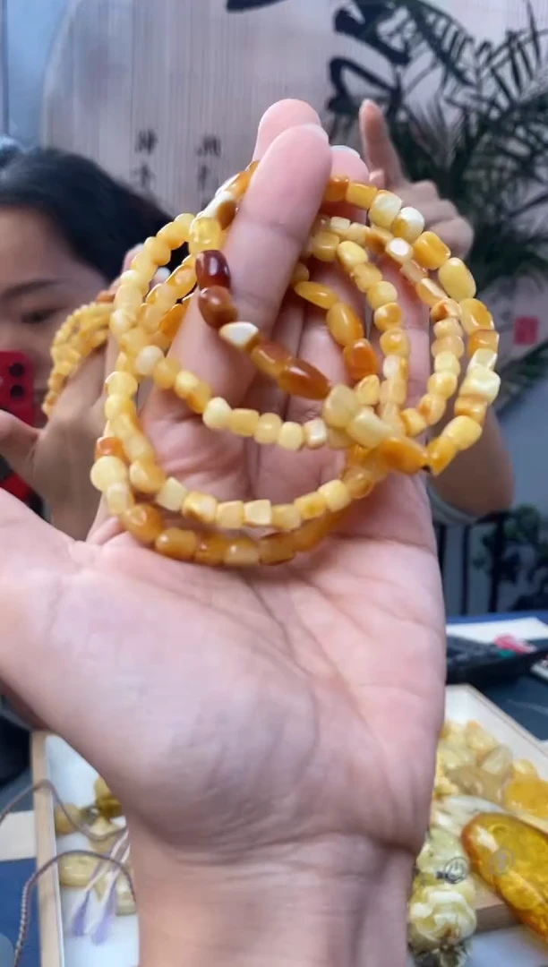 未镶嵌琥珀裸石天然琥珀蜜蜡方糖手串多样性发一