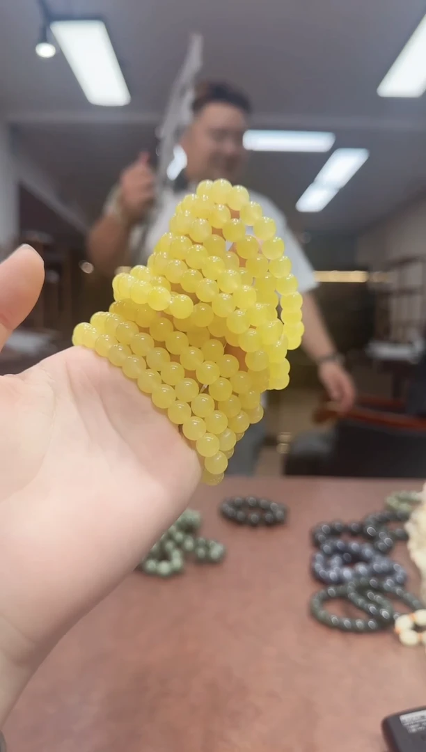 未镶嵌蛇纹石玉手串多样性随机发货其一8