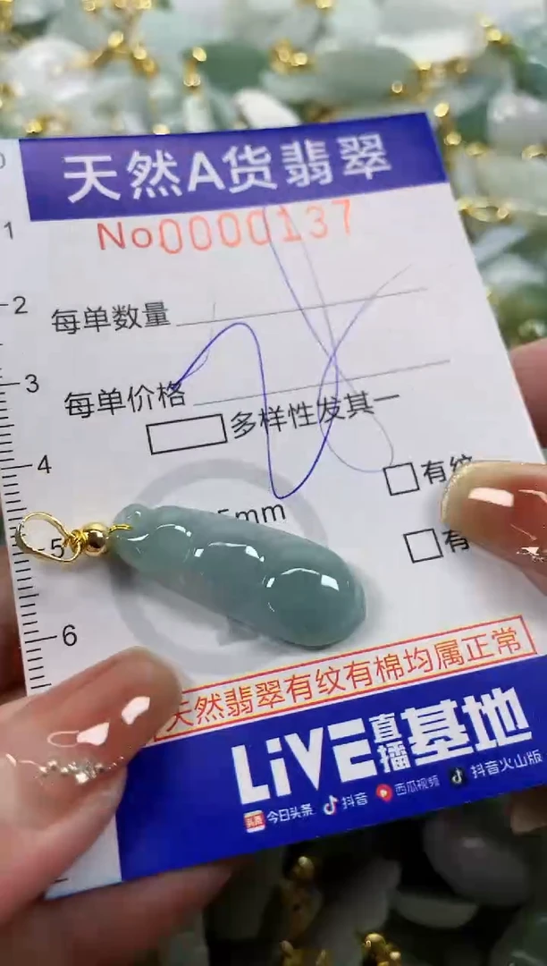 颈饰未镶嵌翡翠天然A货翡翠