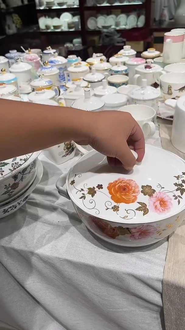瓷新款品锅隆达骨瓷