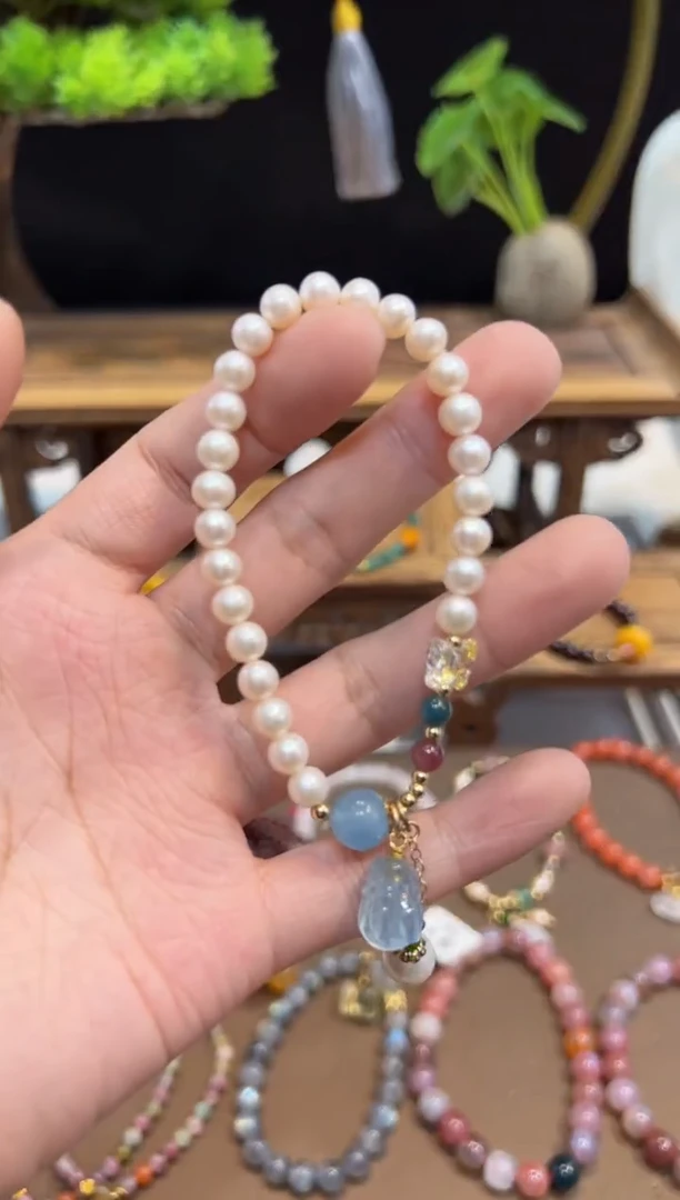 【闪购商品】淡水珍珠手绳未镶嵌手饰@@