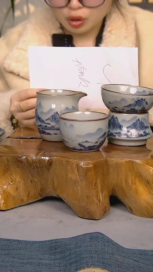 【闪购商品】3件套陶瓷茶具家用简装系列