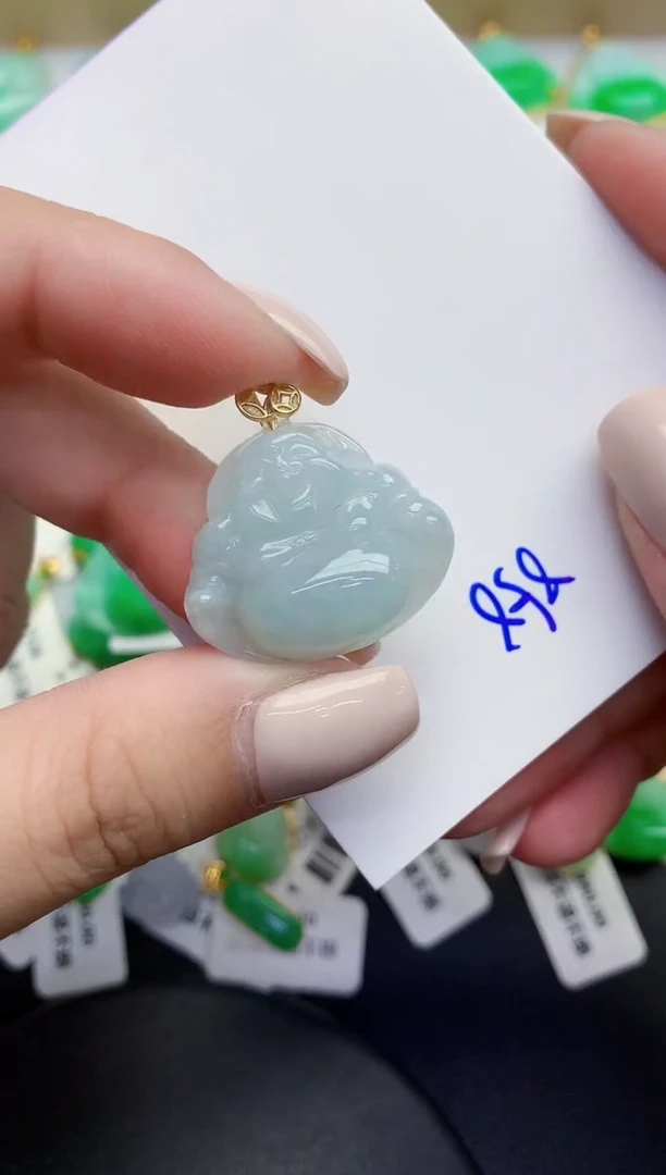 颈饰未镶嵌翡翠缅甸天然翡翠A货