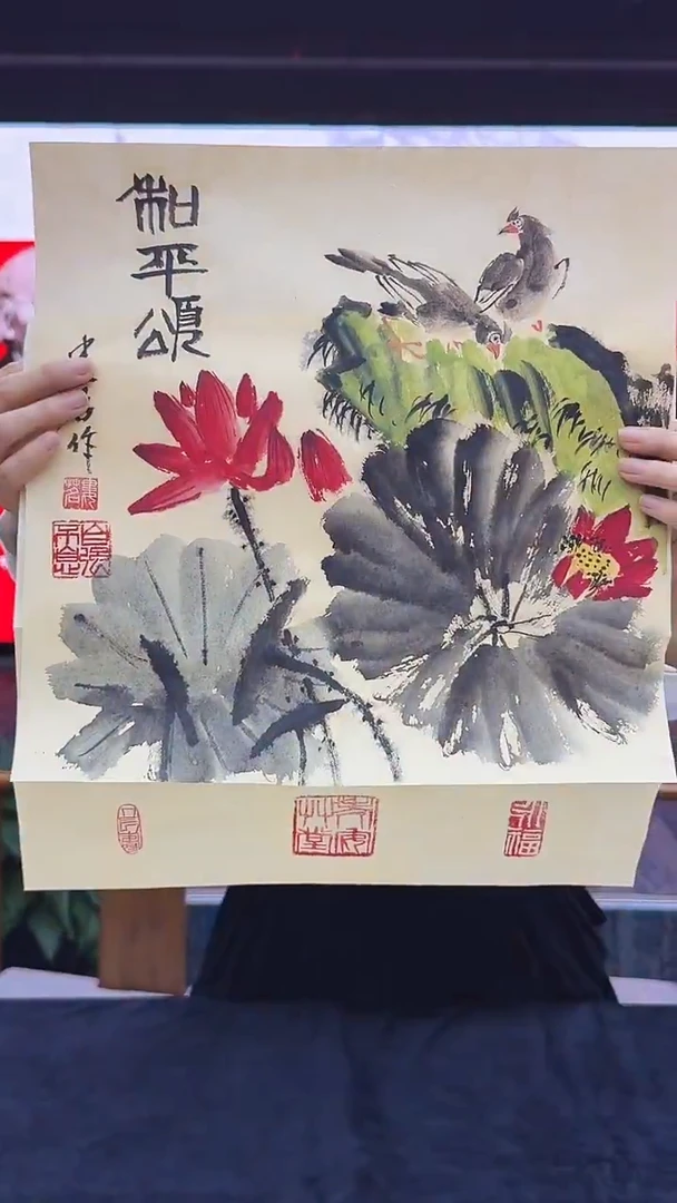 国画娄茗精品绘画作品1