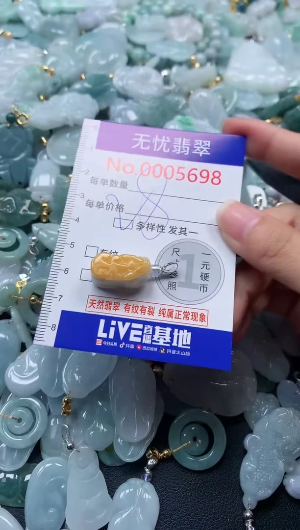 颈饰未镶嵌翡翠5698