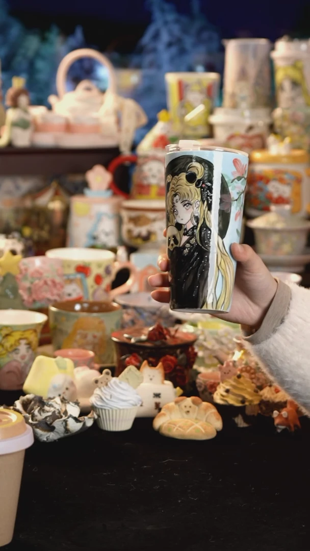 其他陶景德镇釉下彩手绘设计师款陶瓷