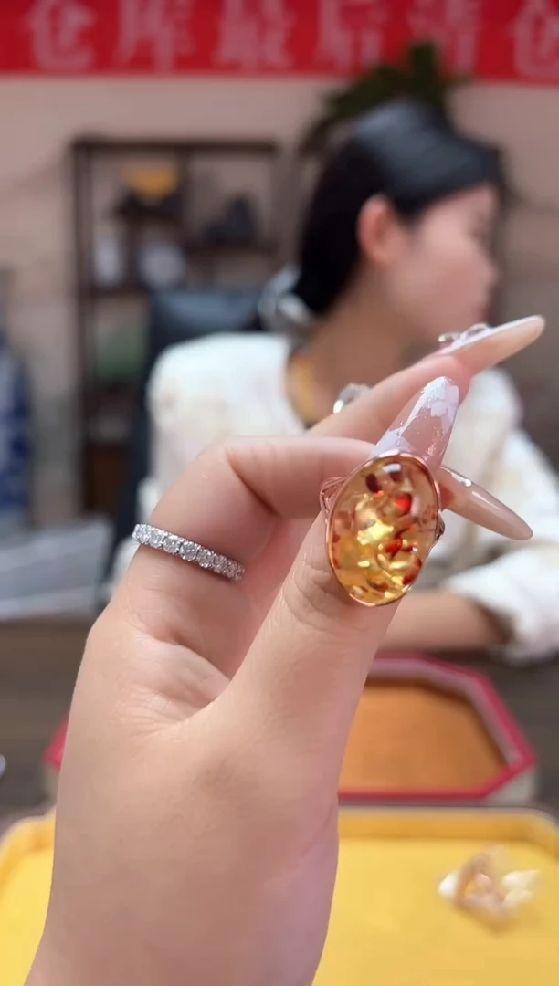 高定珠宝花泊戒指ZX510S028