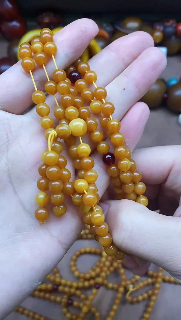 非金属无俄罗斯特色磨砂橘皮珠串多样性发货