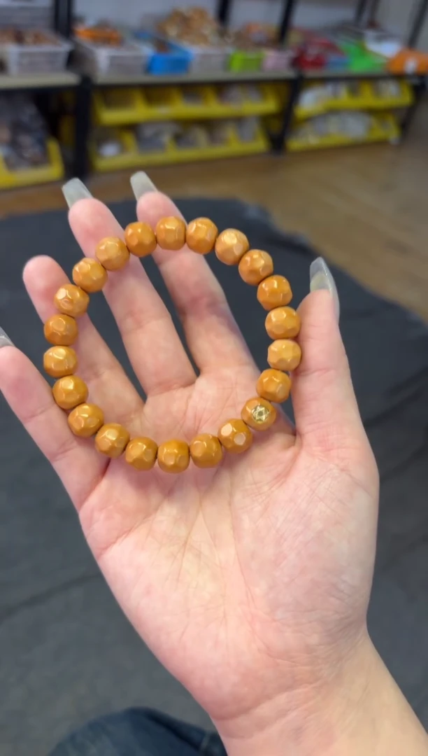 【闪购商品】菩提根/象牙果吊坠11mm猴头金标单圈