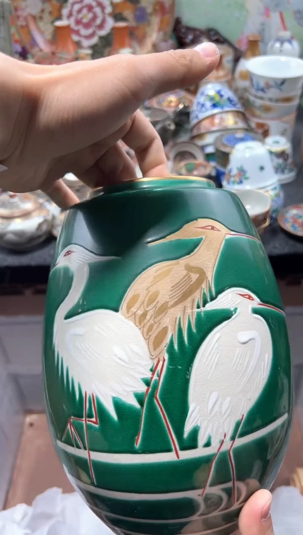 瓷片夏目海外回流瓷器中古品。