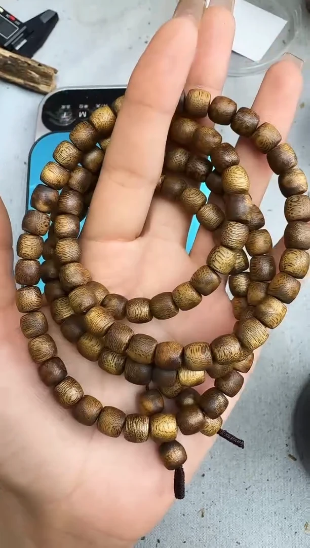 沉香手串0825陆河鼓珠多圈多样性发一