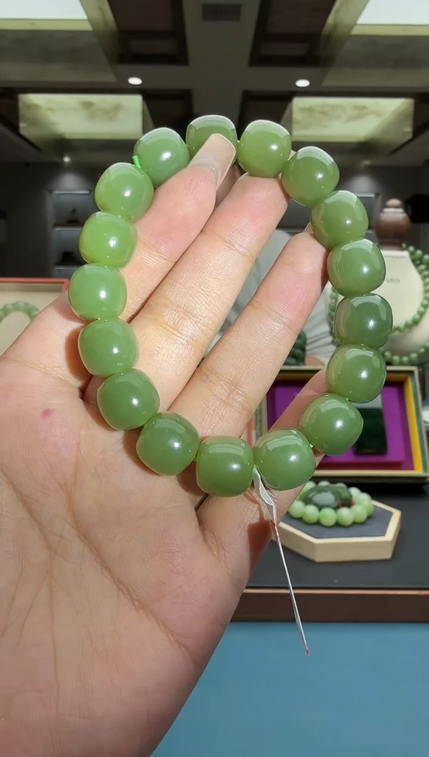 未镶嵌手串和田玉szqyq13