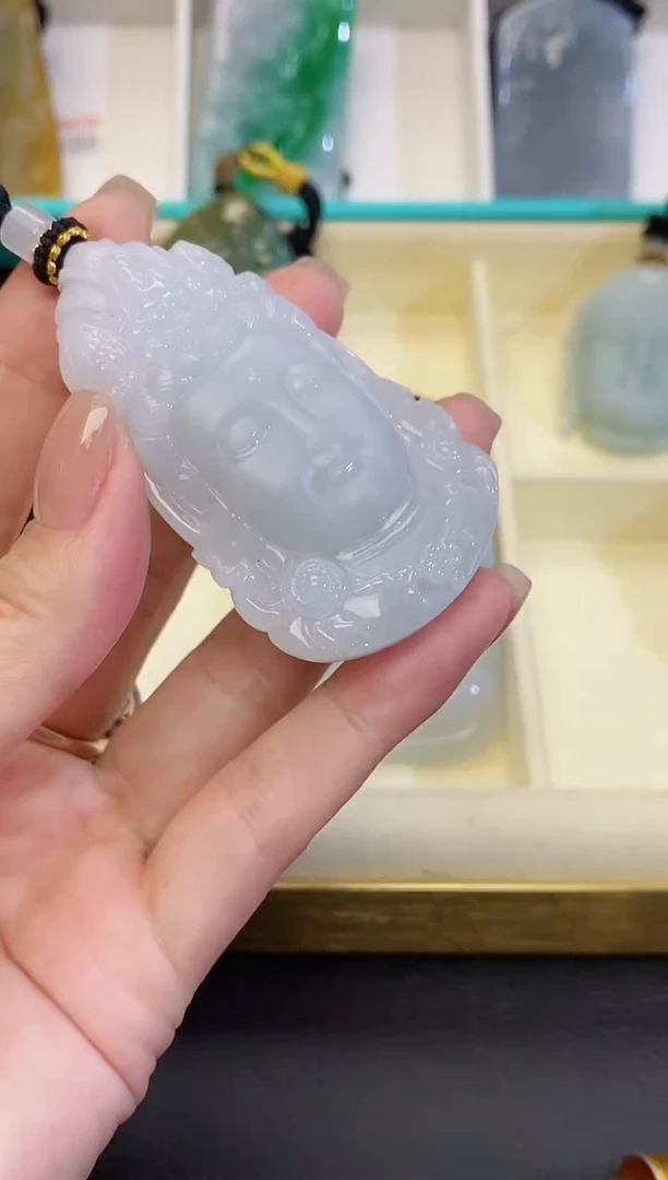 颈饰未镶嵌翡翠缅甸天然翡翠