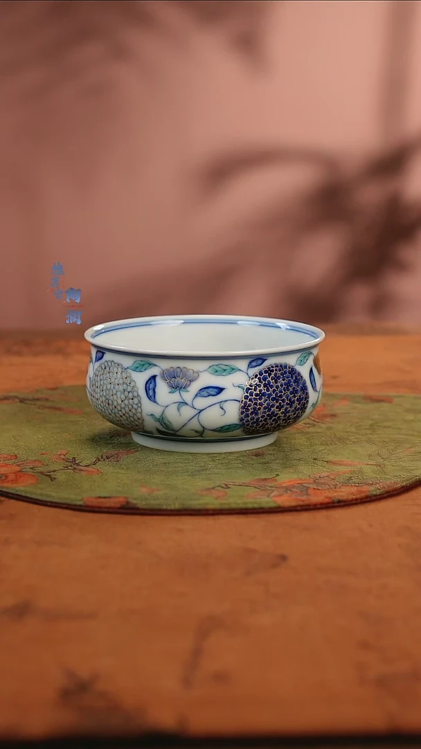 【闪购商品】柴窑斗彩玗琪轩绣球