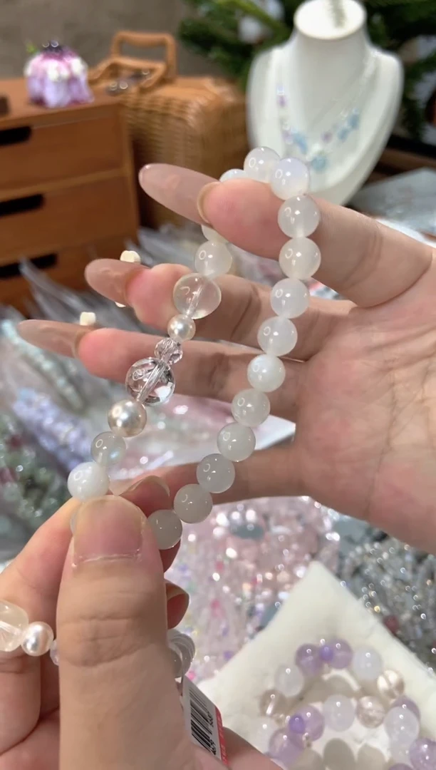 未镶嵌手串水晶孤品捡漏均匀瑕疵介意勿拍
