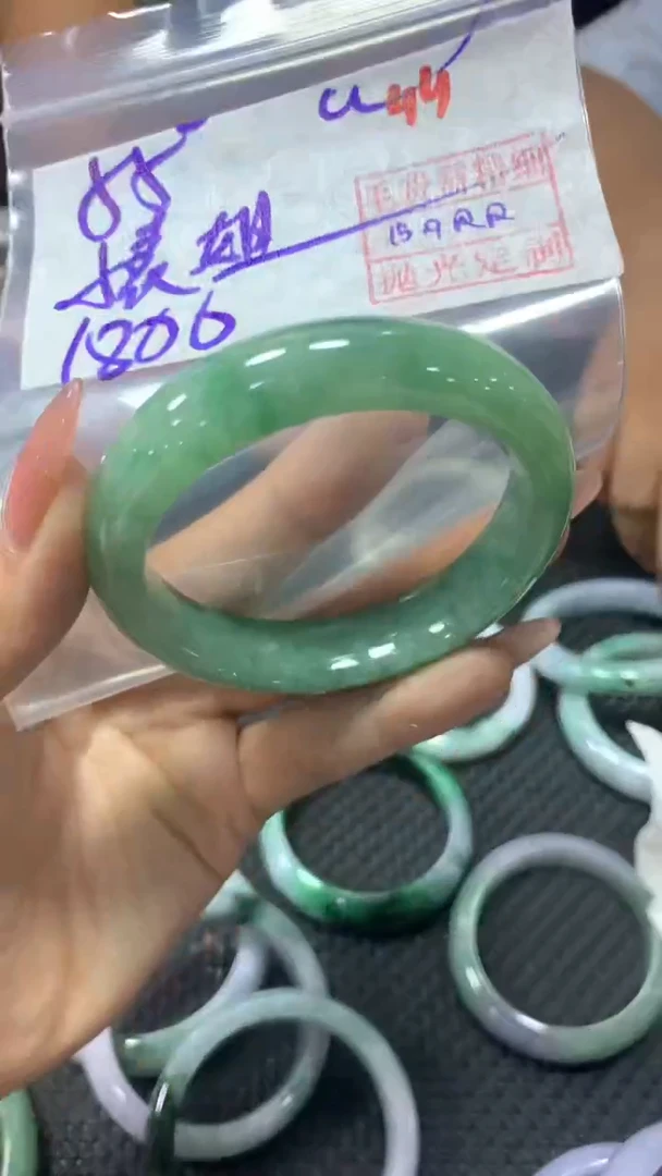 未镶嵌定制翡翠小*姐44毛货需精细抛光定制+多样性发1+1800