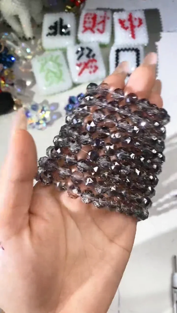 玻璃0379卡8花球高级灰一条