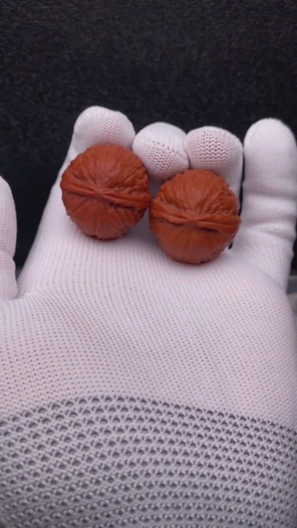 【闪购商品】文玩核桃把件树皮球16