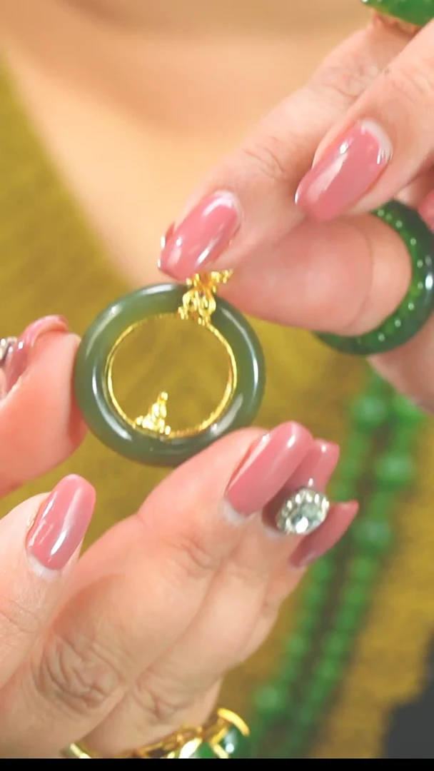 【闪购商品】和田玉（碧玉）吊坠未镶嵌吊坠