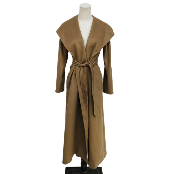 妃鱼/MaxMara Studio/绵羊毛/风衣/95新/Z927